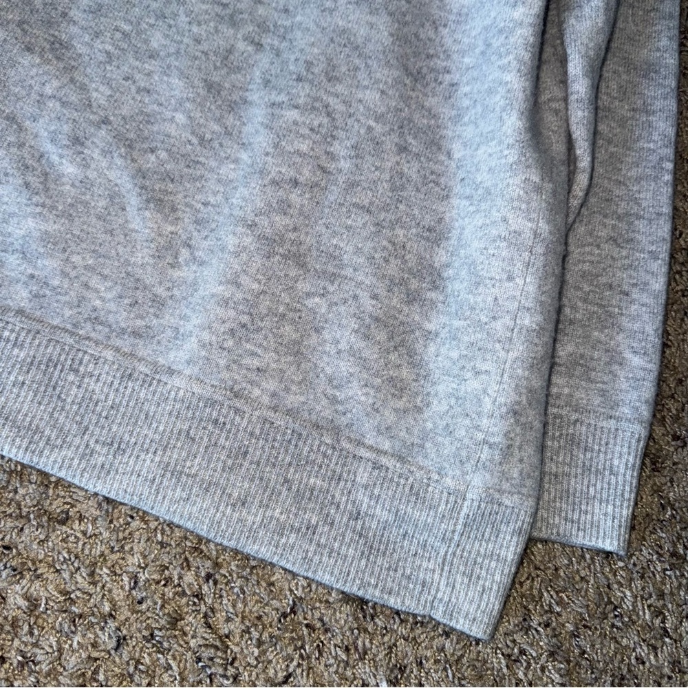NAADAM Signature Cashmere Cardigan Button up Gray Medium - Picture 8 of 10